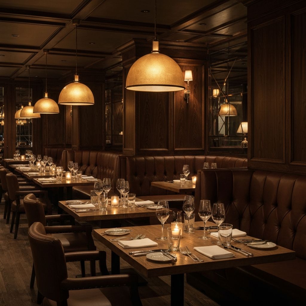 Ember & Oak Grill restaurant interior